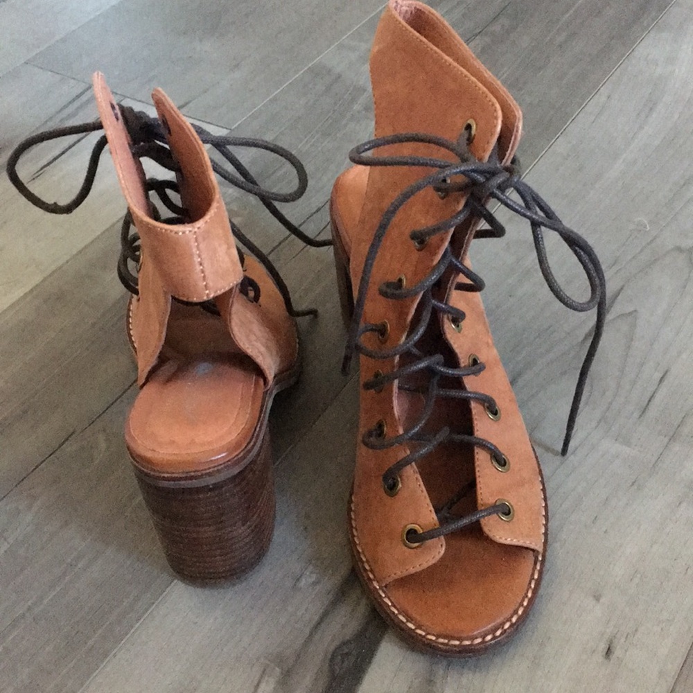 Open toe heels